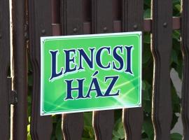 Lencsi ház，位于奥巴曹洛克的海滩短租房