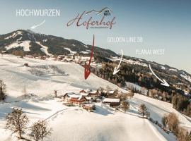 HOFERHOF ski in & ski out HOTEL Schladming -Dachstein，位于斯拉德明的度假屋