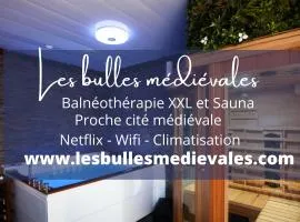 Les bulles médiévales - Appartement dédié au bien être avec Spa et Sauna - Netflix et Wifi - Climatisation
