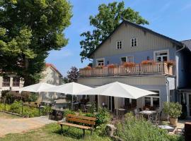 Logis Hotel QUARTIER 5, Sächsische Schweiz, mit Restaurant, Café & Bar，位于卡劳特格瑞斯赫的酒店