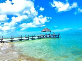 Two bedroom beachfront villa Celestun，位于塞莱斯通的酒店