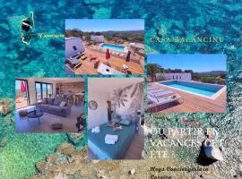 Casa Balancinu Vue panoramique sur montagne et Mer Piscine Privée