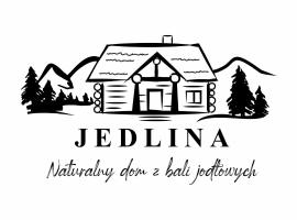 Jedlina - naturalny dom z bali jodłowych，位于齐斯纳的公寓