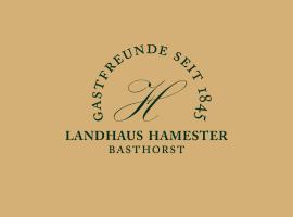 Landhaus Hamester，位于Basthorst的酒店