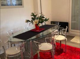 Appartement Veules roses , la cressonnière: « Veules & Victor « ，位于沃勒莱罗斯的海滩短租房