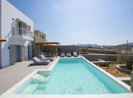 Summer Breeze Luxury Villa Mykonos，位于帕诺尔莫斯米科诺斯的乡村别墅