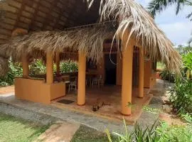 Casa 3 amigos-Palm roofed house