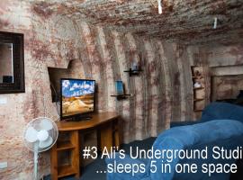 Ali's Underground Studio，位于库伯佩迪的带停车场的酒店