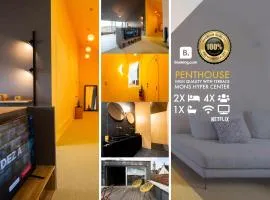 Luxury Penthouse & Terrace - Mons City Center