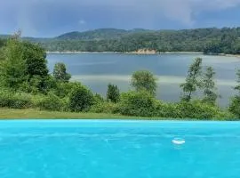 Domek Nad River San - pierwsza linia brzegowa - balia - łodzie - basen