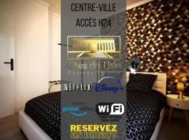 Gîtes de l'isle Centre-Ville - WiFi Fibre - Netflix, Disney, Amazon - Séjours Pro