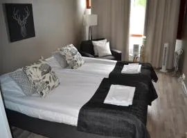 Comfortable hotel room at Ellivuori Resort