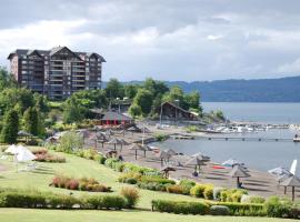 Departamento en Condominio La Puntilla Villarrica，位于比亚里卡的海滩短租房