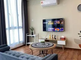 #1.3 Cozy 7Pax Large Beds 2B1R Vivacity Kuching Jazz Suites