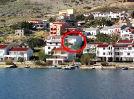 Apartments and rooms by the sea Metajna, Pag - 6496，位于梅塔伊纳的酒店