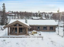 NEW LUXUARY Cabin with perfect location on Geilo.，位于Flatåker胡夫斯缆车附近的酒店