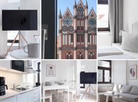 Ferienwohnungen MARKT 1 am Rathaus Tangerm&uuml;nde，位于唐格明德的住宿