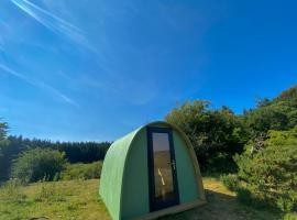 Lakeside Eco Pod，位于奥斯威斯的山林小屋