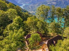 Log cabins Banjska stena，位于米特洛瓦克的酒店