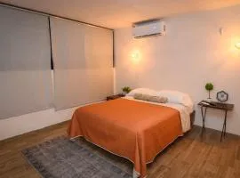 Departamento de 2 recamaras con 2 aires acondiconados, parking, wifi 70mb, refrigerador, micro,fregadero,licuadora,parrilla, cocina, D5