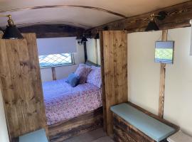 Modern Shepherd's Hut at St Anne's，位于普里茅斯的乡间豪华旅馆