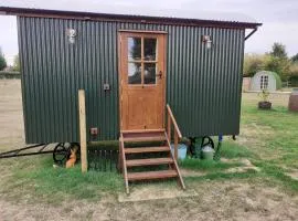 Glamping in Wiltshire in our luxury Shepherds Hut