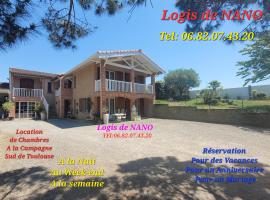LOGIS DE NANO，位于Gratens的酒店