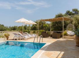Villa Leveque - Kassiopi Hillside pool villa，位于卡西奥皮的度假短租房