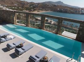 Radisson Blu Euphoria Resort, Mykonos，位于凯勒里瓦迪的Spa酒店