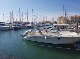 La Galiote, T2 vue port, terrasse et parking