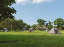 Camping Tequendama Playa Arrecifes Parque Tayrona，位于埃尔扎伊诺的豪华帐篷营地