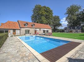 Clos Celeste - campagne d Etretat avec piscine et spa，位于埃特勒塔的酒店