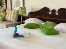 Studio Charme Créole Accès Plage，位于圣吕斯的酒店