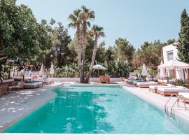 Hotel Boutique & Spa Las Mimosas Ibiza，位于圣安东尼奥湾的豪华型酒店