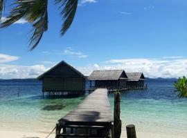 Frances Homestay - Raja Ampat，位于Pulau Mansuar的海滩短租房