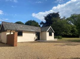 Springfield Lodge - Adorable New Forest 1-bedroom guest house，位于灵伍德的木屋
