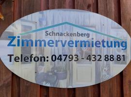 Zimmervermietung Schnackenberg，位于Vollersode的酒店