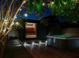 Wunderschöne FeWo direkt am Meer mit Whirlpool & Sauna，位于北滩岛的公寓