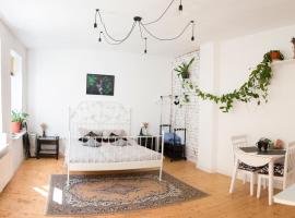 White Lodge - central beach apartment，位于利耶帕亚的木屋