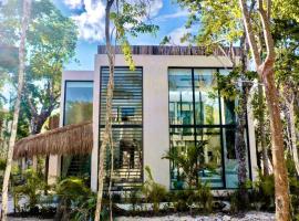 Villa Xuncari en el corazón de la selva Tulum，位于图卢姆的酒店
