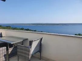 Modern Seeview Apartment Maslenica with Free WIFI, Free PARKING, 300m from Beach