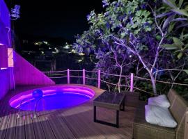 Aprosmeno Jacuzzi House 3 With Private Pool，位于阿格罗斯的酒店