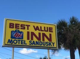 Best Value Inn Motel Sandusky，位于玛丽安娜杰克逊蓝泉附近的酒店
