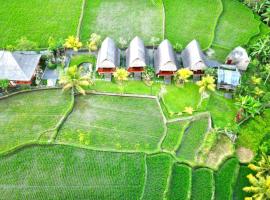 Pondok Gandalangu Ubud-Dikelilingi Hamparan Sawah，位于乌布的木屋