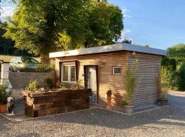 Die Pilgerbox, Tiny House trifft Urlaub, optional mit Sauna und Whirlpool，位于达勒姆的酒店