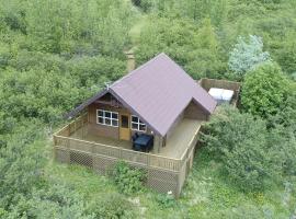 Cozy Cottage in Icelandic nature with Hot tub，位于阿克拉内斯的酒店