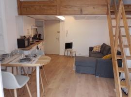 Studio mezzanine hyper centre, au pied du castillet，位于佩皮尼昂Rue Paratilla附近的酒店