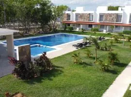 Villa familiar en Playa del Carmen con alberca