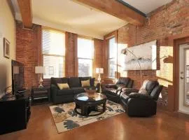 Historic Loft W Exposed Brick & Timber Beams
