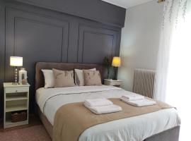 Orion - Charming 1-bedroom condo at convenient location.，位于Melissátika泛色萨利体育场附近的酒店